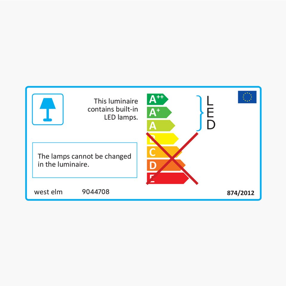 Glass Gem LED Table Lamp (20 cm) West Elm UK